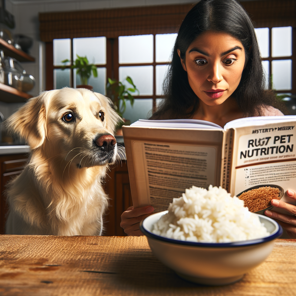 puedo alimentar a mi perro con arroz blanco cocido